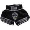 Fluory Skull Black Muay Thai Shorts