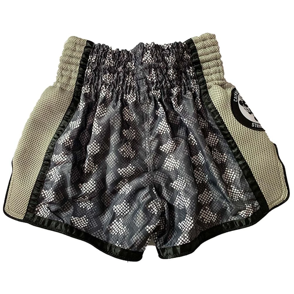 Fluory Snake Black Stripe Muay Thai Shorts 2 Fluory Snake Black Stripe Muay Thai Shorts - Image 2