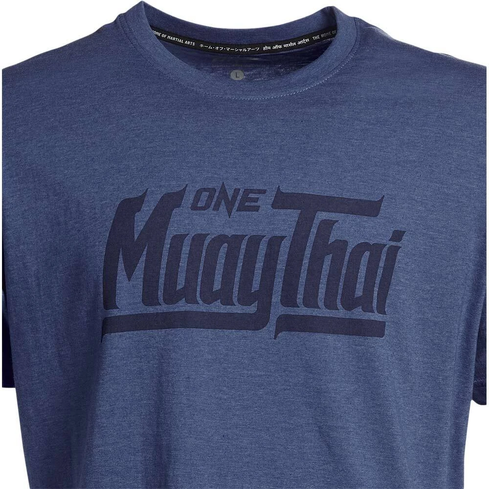 ONEFC Muay Thai Classic Blue Tee 2 ONEFC Muay Thai Classic Blue Tee - Image 2