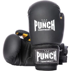 Boxing Promotions Store 8 Punch Punchfit Armadillo Matte Black Bag Gloves