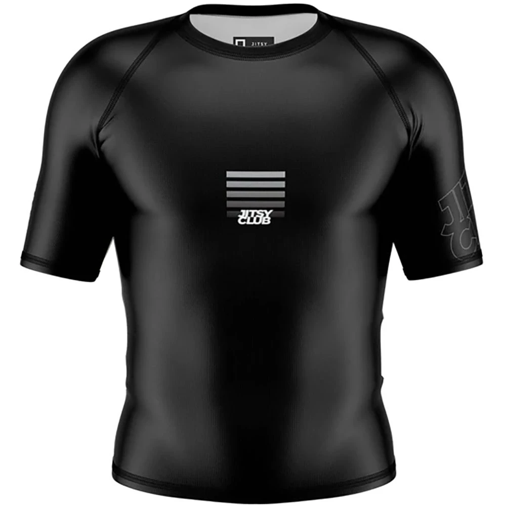 Jitsy Club Pursuit Elite Short Sleeve Kids Rash Guard 1 Jitsy Club Pursuit Elite Short Sleeve Kids Rash Guard