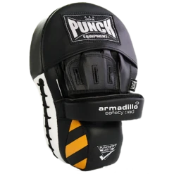 Punch Armadillio Safety V30 Black Focus Pads -Boxing Promotions Store PFP292BOSOV30 2