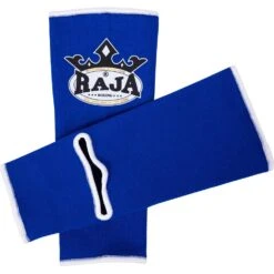Raja Boxing Blue Ankle Guards -Boxing Promotions Store RBANKG BLU 3