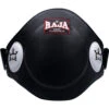 Raja Boxing Black/White Belly Pad Velcro Leather