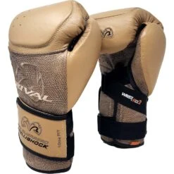 Rival RFX-Guerrero Intelli-Shock Beige Snake Skin Edition Bag Gloves -Boxing Promotions Store RFX G IS 2.0 SNKS c 2