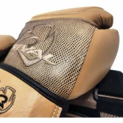 Rival RFX-Guerrero Intelli-Shock Beige Snake Skin Edition Bag Gloves -Boxing Promotions Store RFX G IS 2.0 SNKS c 3