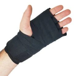 Rival Black 180 Gel Wraps -Boxing Promotions Store RGW Black 180 4