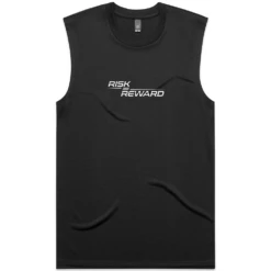 Risk Equals Reward Black Tank Top