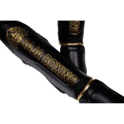 Raja Boxing Black Light Weight Slim Shin Guards 8 Raja Boxing Black Light Weight Slim Shin Guards -Boxing Promotions Store RSP LS BLK c 3