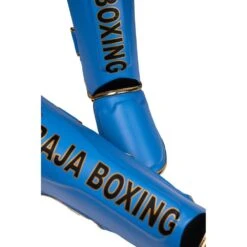 Raja Boxing Sky Blue Light Weight Slim Shin Guards -Boxing Promotions Store RSP LS SBL c 5