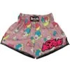 Raja Boxing Cartoon Art Pink Muay Thai Shorts