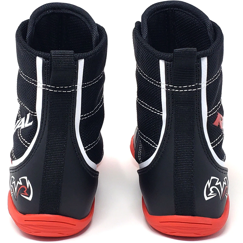 Rival RSX - Future Black White Red Youth Boxing Boots 3 Rival RSX - Future Black White Red Youth Boxing Boots - Image 3
