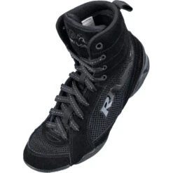 Rival RSX-Guerrero Deluxe Black Boxing Boots -Boxing Promotions Store RSX G DLX Black c 3