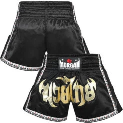 Morgan Lumpinee Ready Muay Thai Shorts 7 Morgan Lumpinee Ready Muay Thai Shorts -Boxing Promotions Store S BKK SHORTS 2 c 3