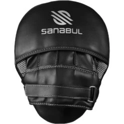 Sanabul Essential Metallic Silver Punch Mitts -Boxing Promotions Store SAN 303 2