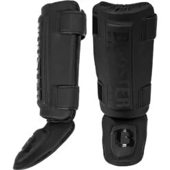 Booster Thai Striker Black Shin Guards