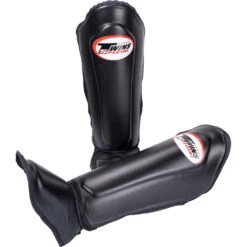 Twins Slim-Fit Black Shin Guards