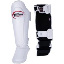 Twins Slim-Fit White Shin Guards -Boxing Promotions Store SGL10 WHT c 2