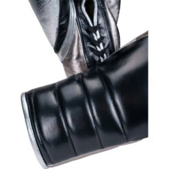 Salvador HF Metallic Black/Silver Steel Lace Up Training Gloves 19 Salvador HF Metallic Black/Silver Steel Lace Up Training Gloves -Boxing Promotions Store SHF LC BSS c 9