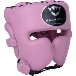 Salvador Pastel Pink Head Gear -Boxing Promotions Store SHG PPK c 2