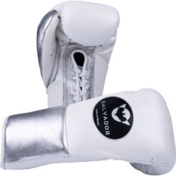 Salvador White Fight Gloves