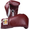 Boxeo TM Burgundy Lace-Up Training Gloves