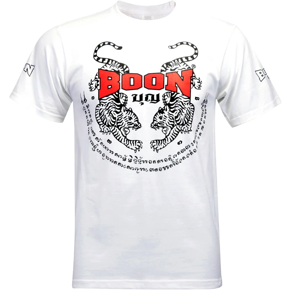 Boon Tiger White Tee 1 Boon Tiger White Tee