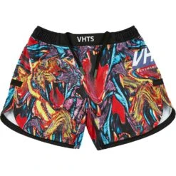 Boxing Promotions Store 17 VHTS 2023 Trippy Tiger Series Black Combat Shorts