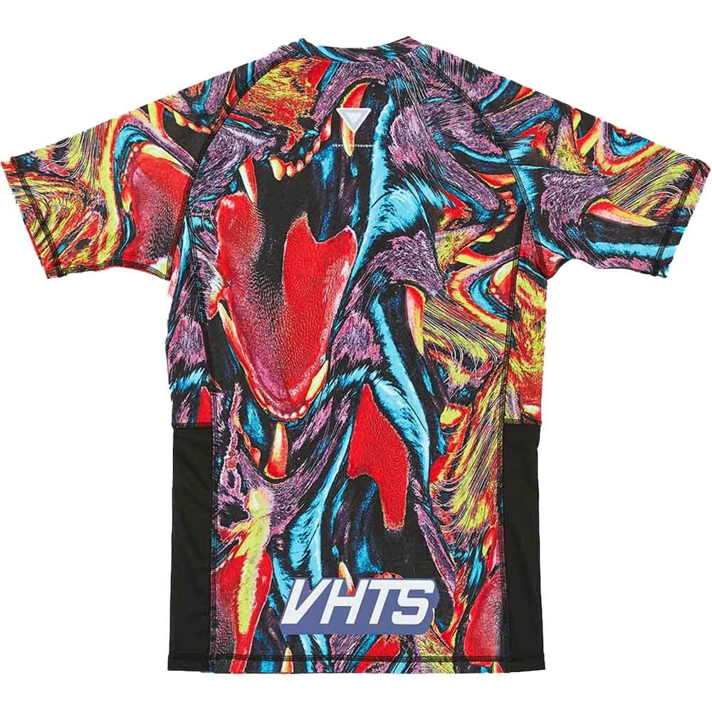VHTS 2023 Trippy Tiger Series Black Womens Rash Guard 2 VHTS 2023 Trippy Tiger Series Black Womens Rash Guard - Image 2