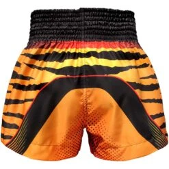 Tuff Cruel Tiger Orange Thai Boxing Shorts -Boxing Promotions Store TUF MS613OGE c 2