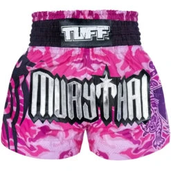 Tuff Pink Camouflage Thai Boxing Shorts