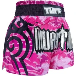 Tuff Pink Camouflage Thai Boxing Shorts -Boxing Promotions Store TUF MS640PNK c 3