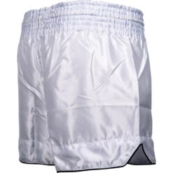 Underdog White Muay Thai Shorts -Boxing Promotions Store UD WHT MTS c 4