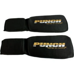 Punch Urban Slip On Black Shin &amp; Instep Pads -Boxing Promotions Store USPBV30 c 2
