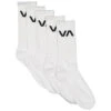 RVCA VA White Sport Sock - 5 Pack