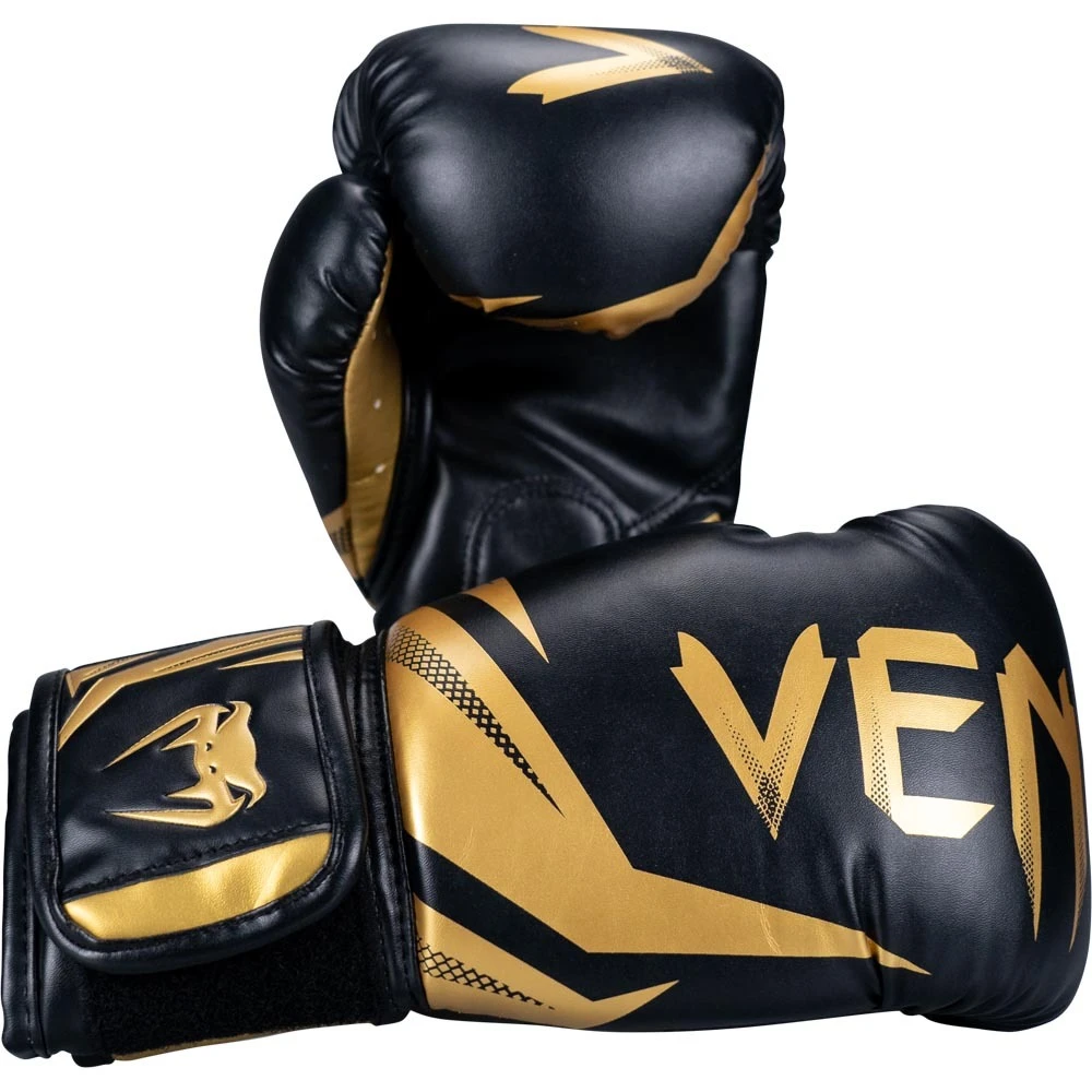 Venum Challenger 3.0 Black/Gold Boxing Gloves 1 Venum Challenger 3.0 Black/Gold Boxing Gloves