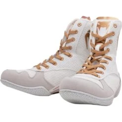 Venum Elite White/Gold Boxing Shoes -Boxing Promotions Store VENUM 03681 226 c 1