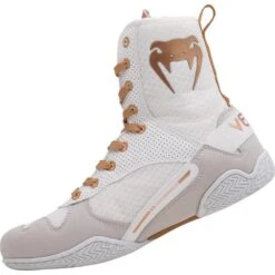 Venum Elite White/Gold Boxing Shoes -Boxing Promotions Store VENUM 03681 226 c 6