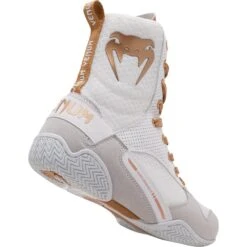 Venum Elite White/Gold Boxing Shoes -Boxing Promotions Store VENUM 03681 226 c 8