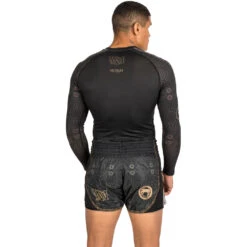 Venum Santa Muerte Dark Side Black/Brown Long Sleeve Rash Guard -Boxing Promotions Store VENUM 04801 124 c 2