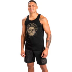 Venum Santa Muerte Dark Side Black/Brown Tank Top -Boxing Promotions Store VENUM 04805 124 c 1
