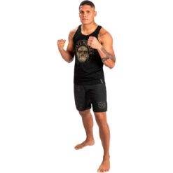 Venum Santa Muerte Dark Side Black/Brown Tank Top -Boxing Promotions Store VENUM 04805 124 c 3