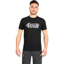 Venum Absolute 2.0 Black/Silver Tee -Boxing Promotions Store VENUM 04927 128 c 1