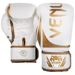 Venum Challenger 2.0 White/Gold Boxing Gloves