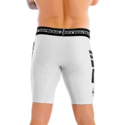 Engage Combat White Compression Shorts -Boxing Promotions Store VLT CS WHT c 2