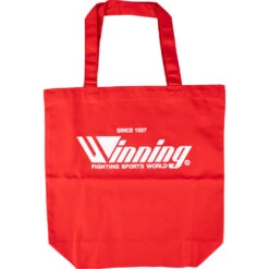 Winning Red Cotton Tote Bag