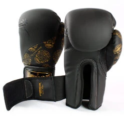 Punch Urban Black/Gold Skulls 12oz Womens Boxing Gloves 8 Punch Urban Black/Gold Skulls 12oz Womens Boxing Gloves -Boxing Promotions Store WBGGSMB12V30 3