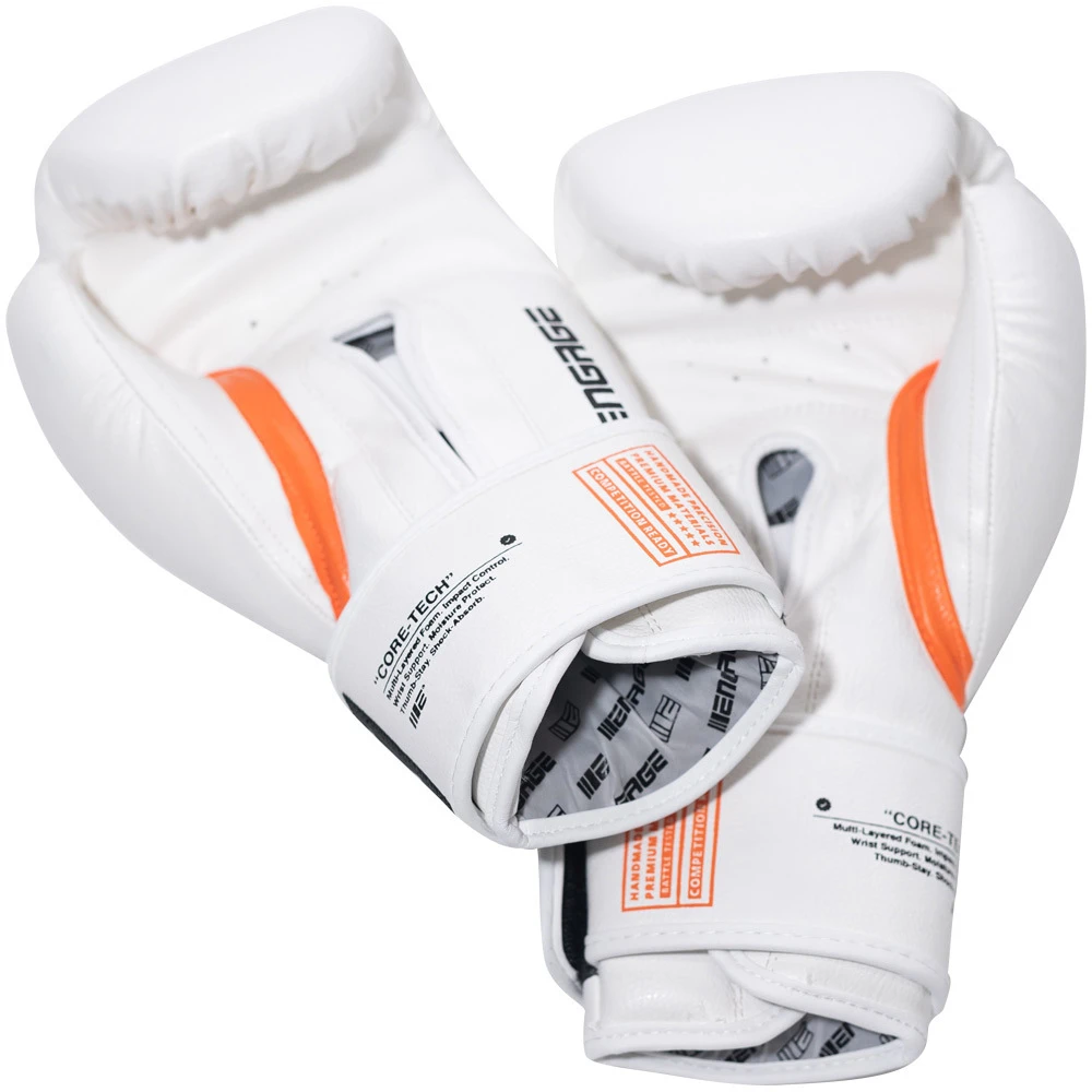 Engage W.I.P Series White Velcro Boxing Gloves 4 Engage W.I.P Series White Velcro Boxing Gloves - Image 4